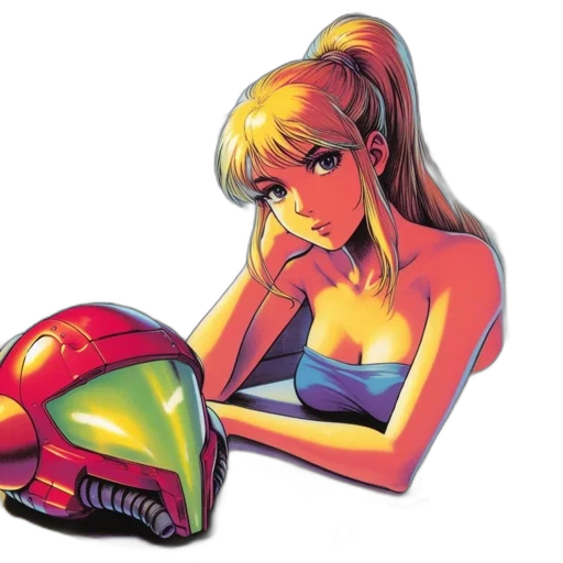 robot, face, mask, car, vaporwave, concept art, anime, comic book art transparent PNG cut-out