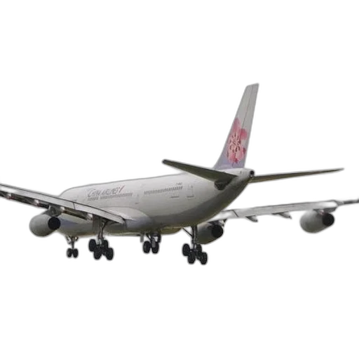 photorealistic, 3d render, china, airlines, airplane, flying, through, cloudy transparent PNG cut-out