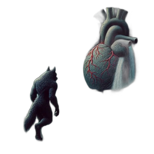 creature, animal, mask, jewelry, concept art, 3d render, pixel art, fantasy art transparent PNG cut-out