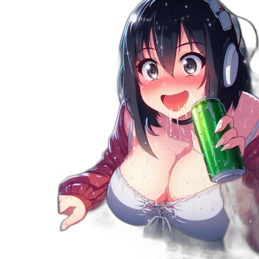 bottle, weapon, food, robot, anime, pixel art, concept art, photorealistic transparent PNG cut-out
