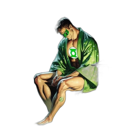 jacket, comic book art, concept art, photorealistic, pixel art, green, male, character transparent PNG cut-out