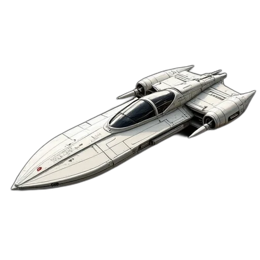 weapon, 3d render, concept art, outer space, detailed, illustration, spaceship, sleek transparent PNG cut-out