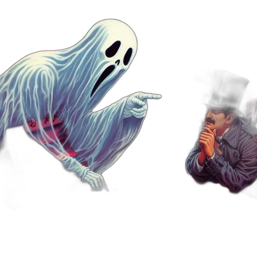 creature, mask, concept art, comic book art, watercolor, pixel art, monochrome, dimly transparent PNG cut-out