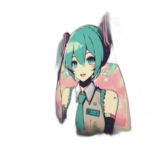 weapon, jacket, dress, robot, anime, pixel art, vaporwave, 3d render transparent PNG cut-out