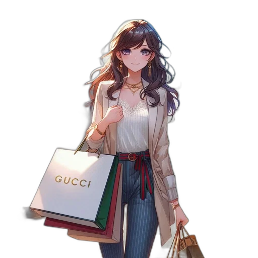 dress, staff, jewelry, jacket, anime, concept art, pixel art, fantasy art transparent PNG cut-out