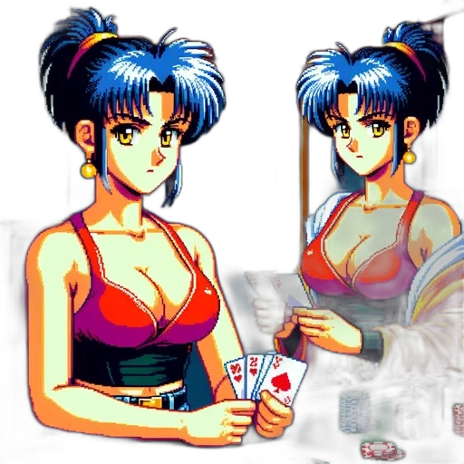 vaporwave, concept art, pixel art, anime, blue, neon, colorful, pastel transparent PNG cut-out