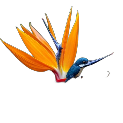 staff, flower, animal, jewelry, 3d render, concept art, photorealistic, oil painting transparent PNG cut-out