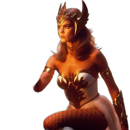 mask, dress, staff, fantasy art, concept art, 3d render, pixel art, woman transparent PNG cut-out