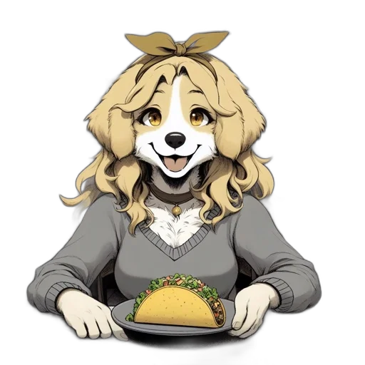 food, animal, staff, creature, cartoon, anime, pixel art, concept art transparent PNG cut-out
