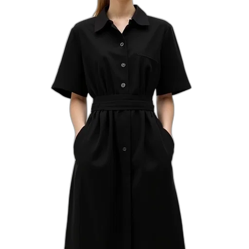 dress, jacket, staff, photorealistic transparent PNG cut-out