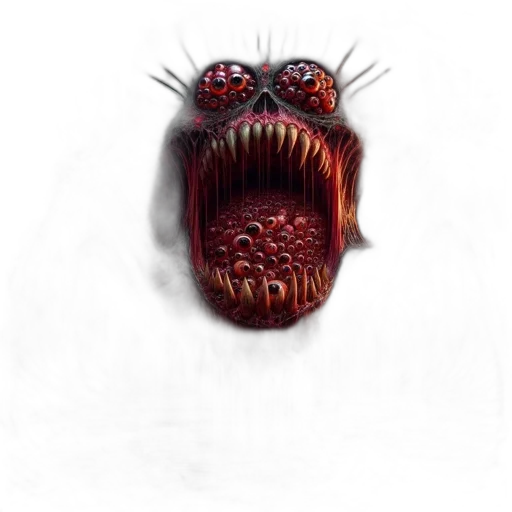 creature, mask, face, animal, concept art, photorealistic, 3d render, watercolor transparent PNG cut-out