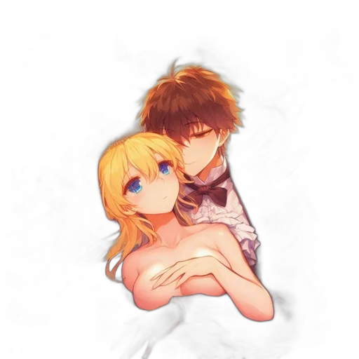 anime, pixel art, watercolor, fantasy art, outer space, fire, underwater, golden transparent PNG cut-out