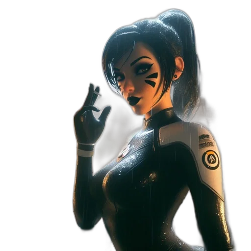 robot, staff, dress, face, concept art, comic book art, cyberpunk, fantasy art transparent PNG cut-out