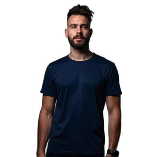 staff, face, jacket, 3d render transparent PNG cut-out