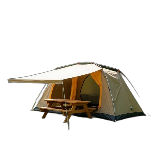 umbrella, furniture, 3d render, folding transparent PNG cut-out