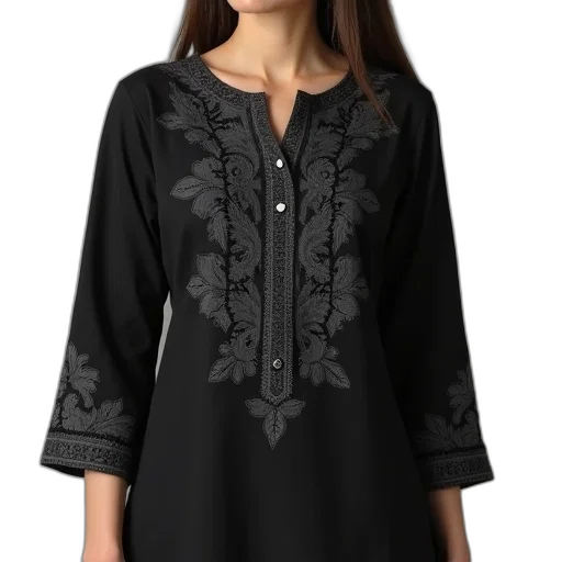 dress, dark, monochrome, black transparent PNG cut-out