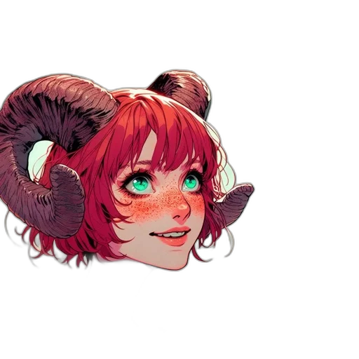 hair, creature, face, dragon, fantasy art, pixel art, concept art, anime transparent PNG cut-out