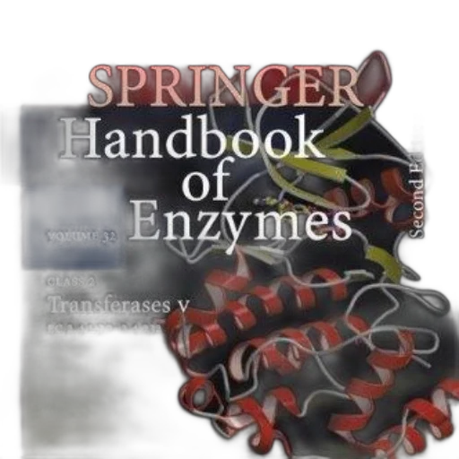 cover, springer, handbook, enzymes, volume, second, edition, featuring transparent PNG cut-out
