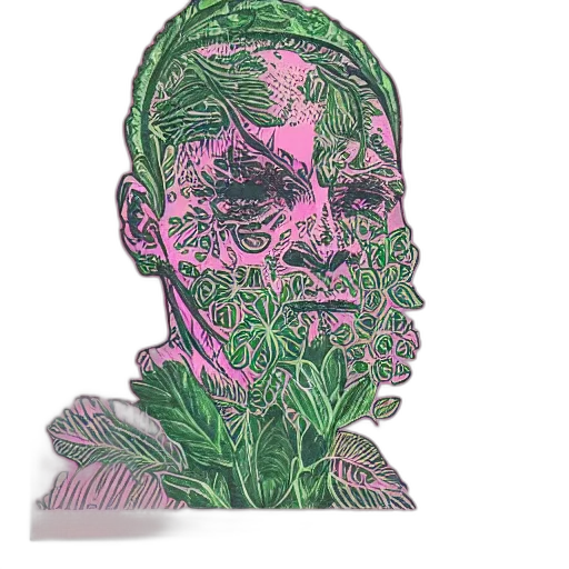 face, mask, creature, crown transparent PNG cut-out