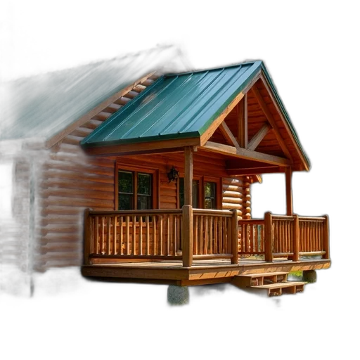 building, furniture, 3d render, photorealistic, concept art, watercolor, snow, wooden transparent PNG cut-out