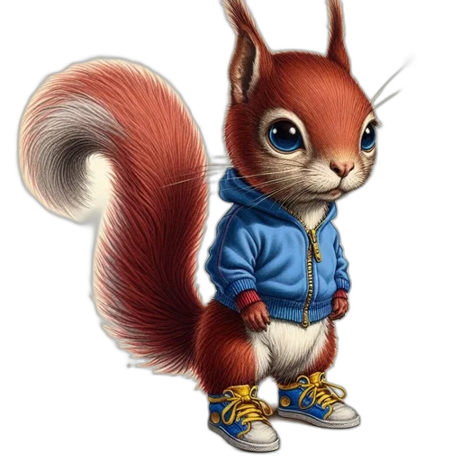 animal, staff, jacket, concept art, photorealistic, fantasy art, 3d render, anthropomorphized transparent PNG cut-out