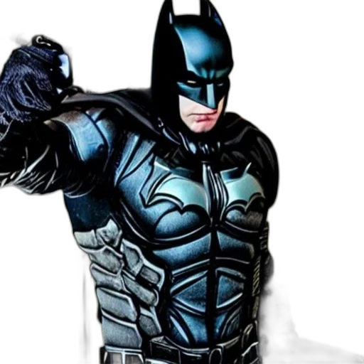 comic book art, concept art, 3d render, individual, clad, detailed, batman, costume transparent PNG cut-out