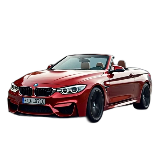 car, photorealistic, 3d render, bmw transparent PNG cut-out