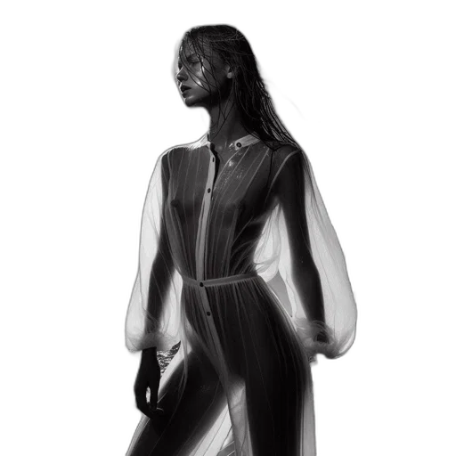 dress, jacket, face, crown, concept art, fantasy art, pencil sketch, photorealistic transparent PNG cut-out