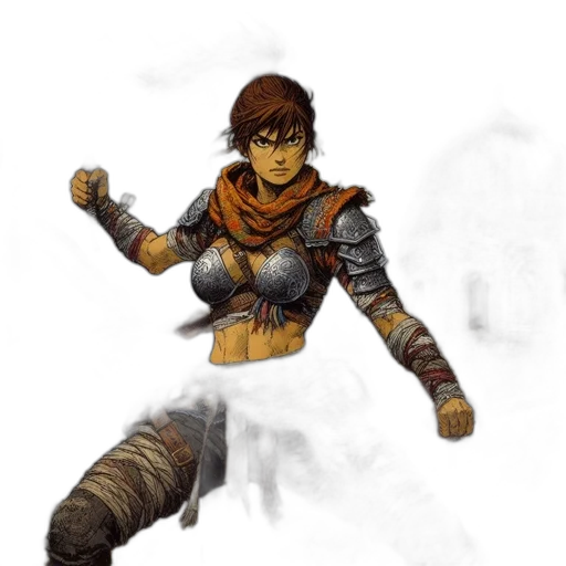 staff, sword, weapon, concept art, fantasy art, pixel art, comic book art, earth tones transparent PNG cut-out