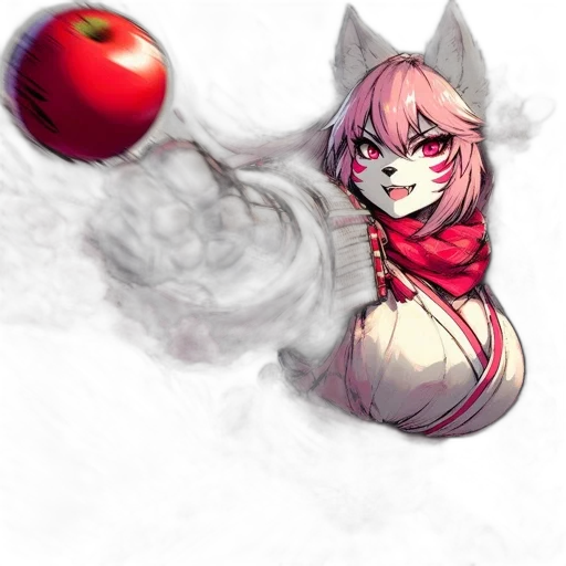 staff, mask, creature, weapon, fantasy art, pixel art, concept art, anime transparent PNG cut-out