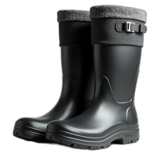 shoes, men, rubber, rain, boot, safety, soles, insulated transparent PNG cut-out