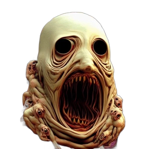 mask, creature, face, animal, 3d render, concept art, photorealistic, fantasy art transparent PNG cut-out