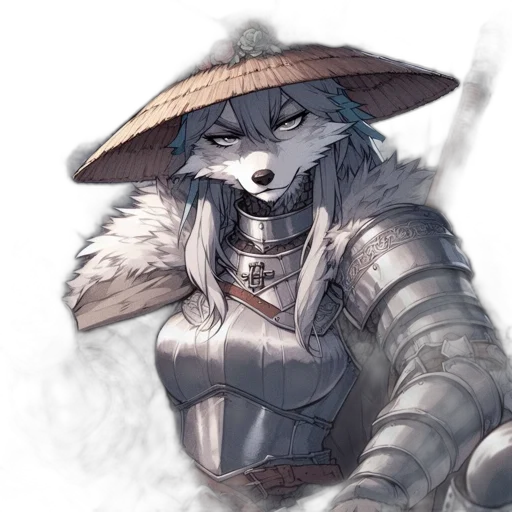 staff, mask, sword, hat, fantasy art, watercolor, concept art, anime transparent PNG cut-out
