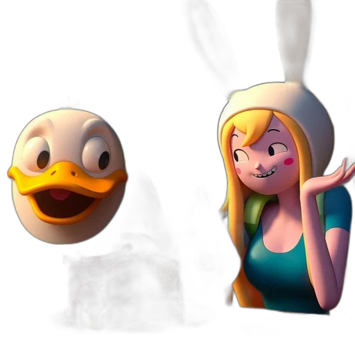 mask, face, concept art, 3d render, pixel art, cartoon, underwater, two transparent PNG cut-out