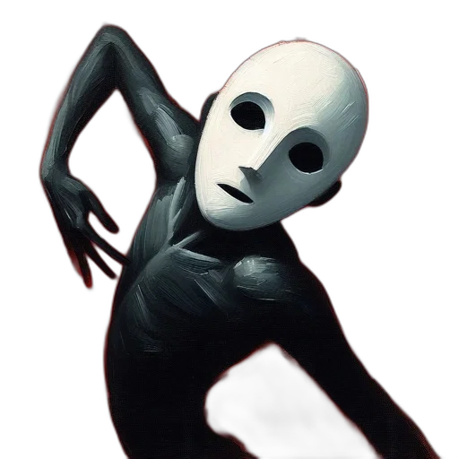 mask, creature, robot, face, concept art, 3d render, comic book art, photorealistic transparent PNG cut-out