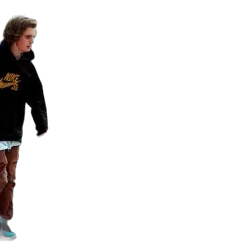 jacket, shoes, hair, creature, 3d render, concept art, dark, young transparent PNG cut-out