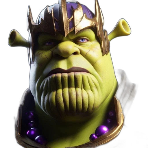 crown, face, mask, staff, concept art, 3d render, comic book art, fantasy art transparent PNG cut-out