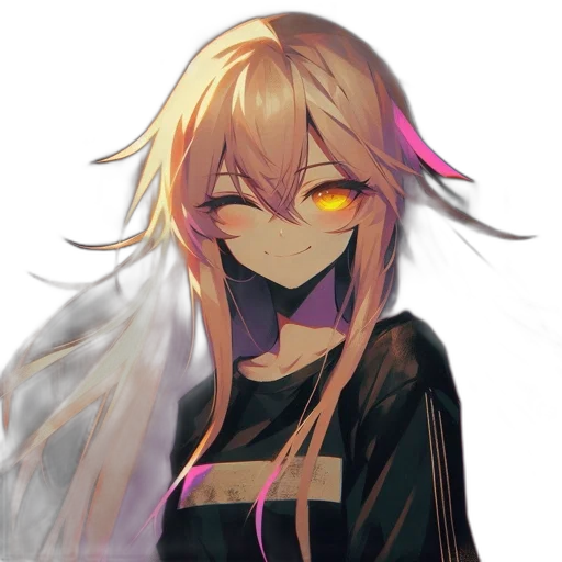 mask, face, jacket, staff, anime, pixel art, concept art, cyberpunk transparent PNG cut-out