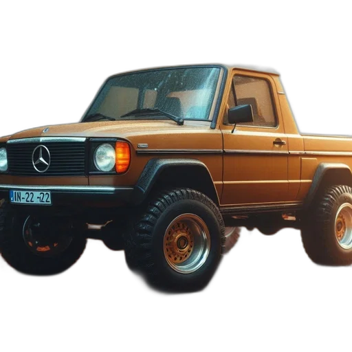 car, animal, weapon, photorealistic, 3d render, concept art, pixel art, vintage transparent PNG cut-out