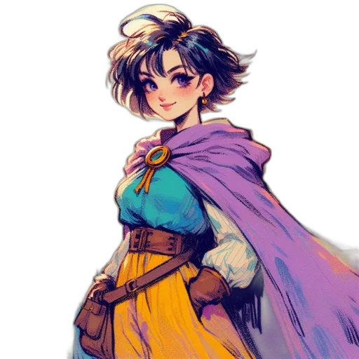 staff, sword, dress, crown, fantasy art, concept art, watercolor, pixel art transparent PNG cut-out