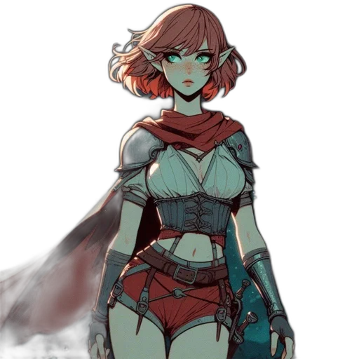 dress, mask, robot, staff, concept art, fantasy art, anime, pixel art transparent PNG cut-out