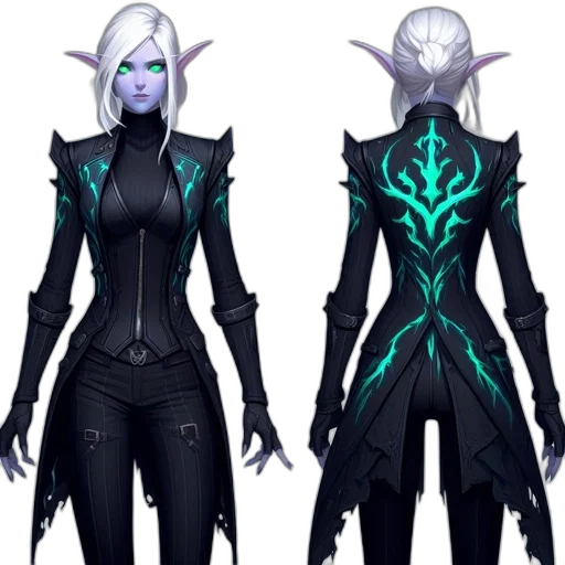 concept art, fantasy art, 3d render, pixel art, dark, monochrome, blue, green transparent PNG cut-out