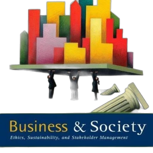 cover, business, society, ethics, sustainability, stakeholder, management, features transparent PNG cut-out