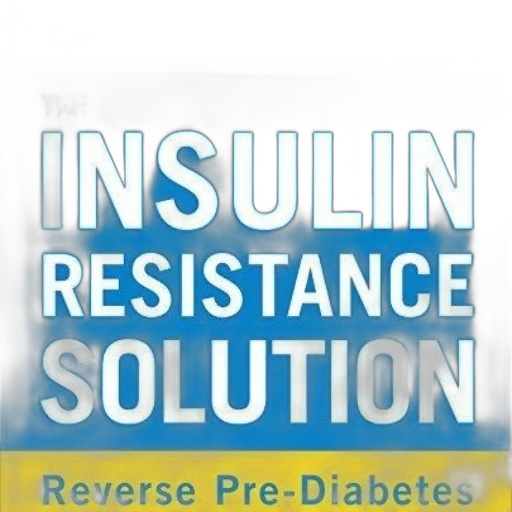 insulin, resistance, solution, book, cover, blue, background, white transparent PNG cut-out