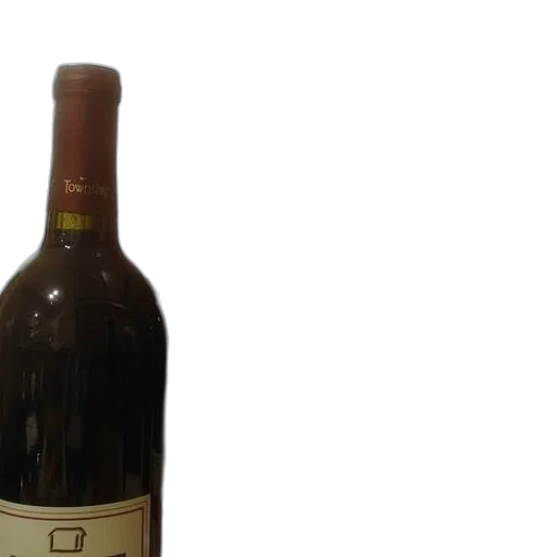 bottle, 3d render, three, bottles, township, wine, sit, table transparent PNG cut-out