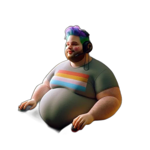 food, creature, animal, dress, concept art, 3d render, pixel art, vaporwave transparent PNG cut-out
