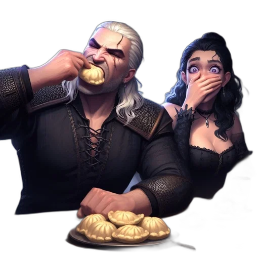 food, mask, face, concept art, fantasy art, fire, golden, man transparent PNG cut-out
