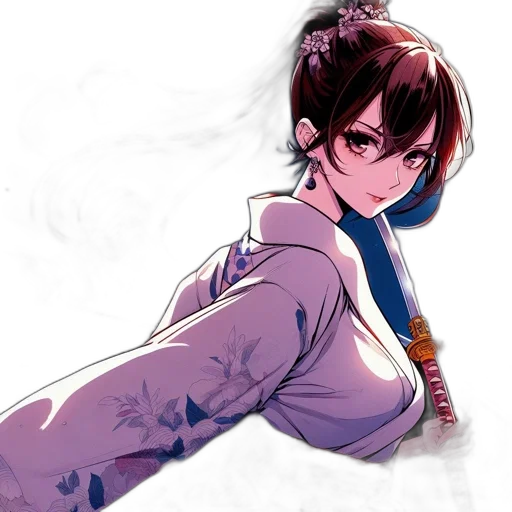 staff, weapon, sword, jacket, anime, concept art, photorealistic, fantasy art transparent PNG cut-out