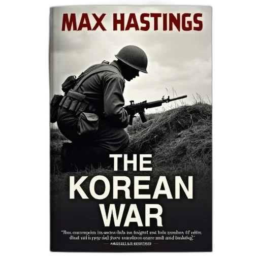 cover, book, korean, war, max, hastings, featuring, monochromatic transparent PNG cut-out