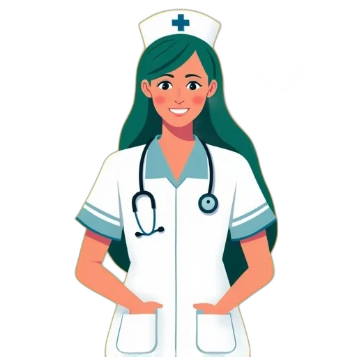 staff, pixel art, cartoon, 3d render, concept art, stylized, illustration, female transparent PNG cut-out